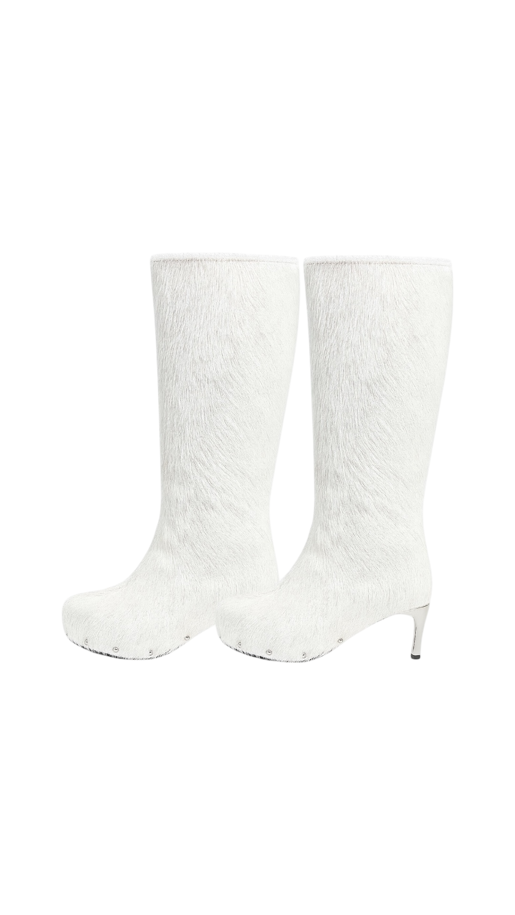Chrome Fur Boots