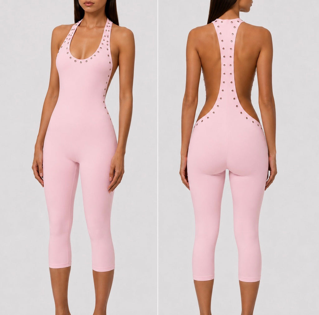 Bubblegum Capri Suit & Skully