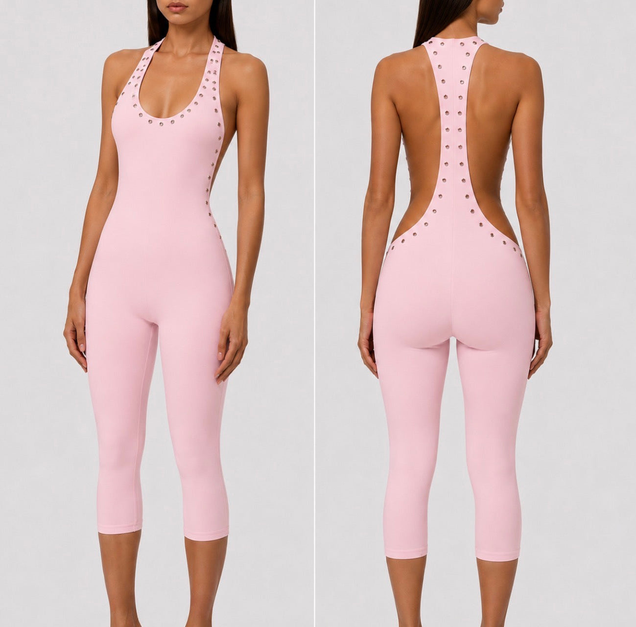 Bubblegum Capri Suit & Skully