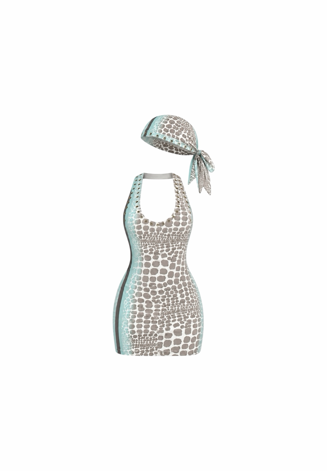 Dotted Dress & Skully