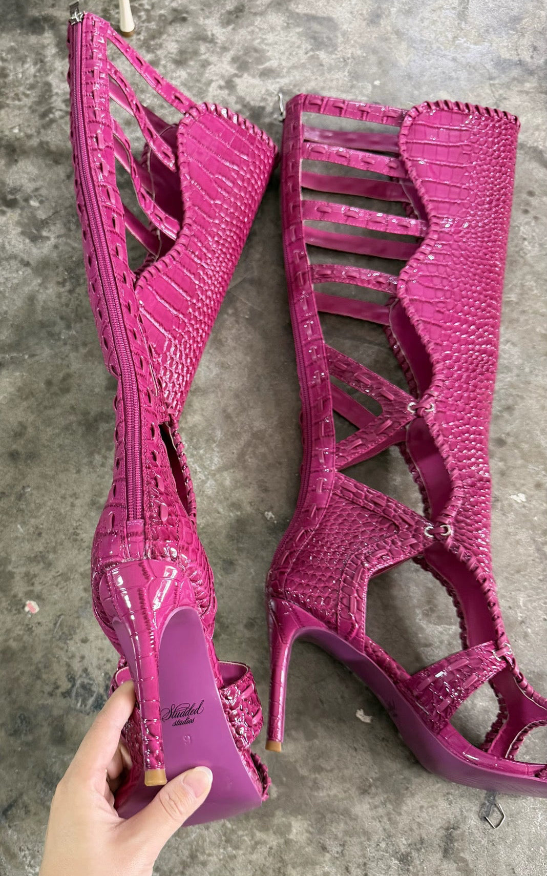 Berry Croc Boots
